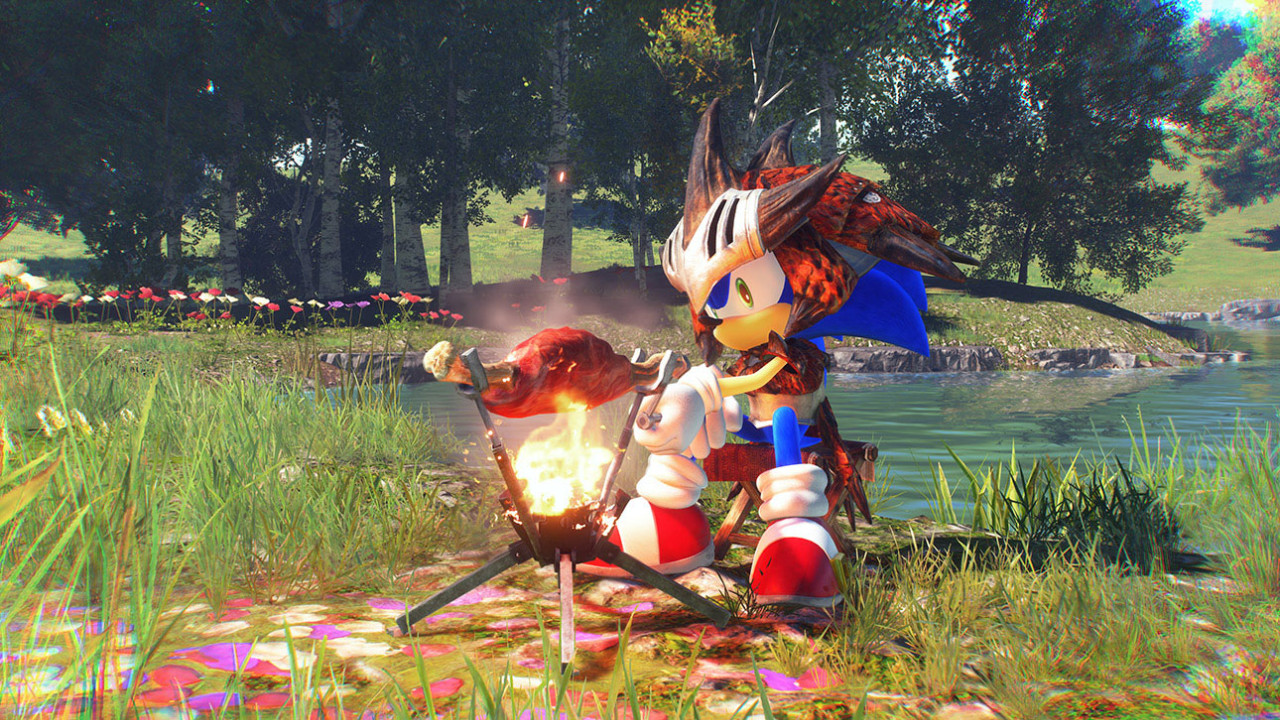 “Sonic Unknown Frontier” × “Monster Hunter” Collaboration Movie & Free DLC Released |  4Gamers