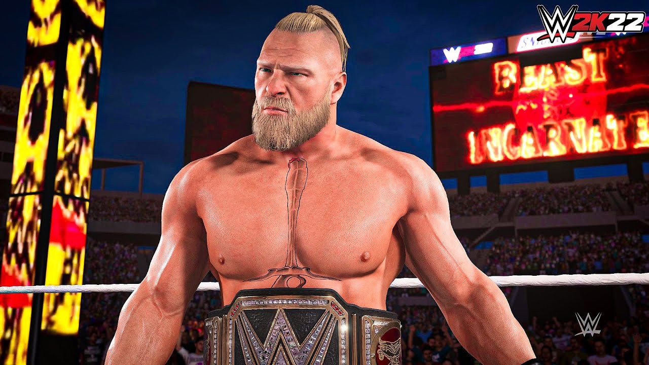 WWE 2K22 Mod Adds Brock Lesnar's SummerSlam Tractor