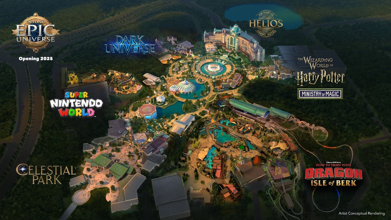 Universal Orlando Resort Announces Epic Universe Theme Park with Harry Potter and Super Nintendo World, Opening in 2025