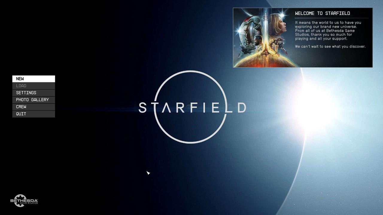 Former Blizzard Developer Criticizes Start Screen of Bethesda’s “STARFIELD” and Bethesda Responds