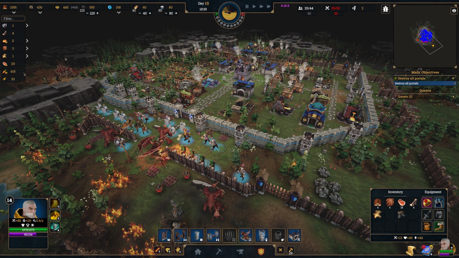 Steam基地建設《Darfall》首周極度好評，《魔獸爭霸3》英雄結合《億萬殭屍》生存策略| 4Gamers