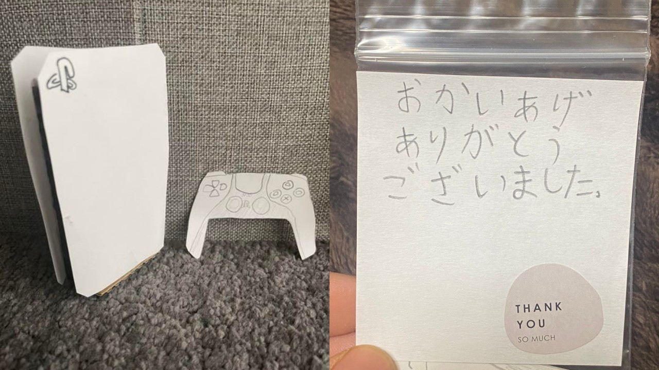 日本小學生出售手作ps5 推主買下後還收到手寫感謝卡 4gamers