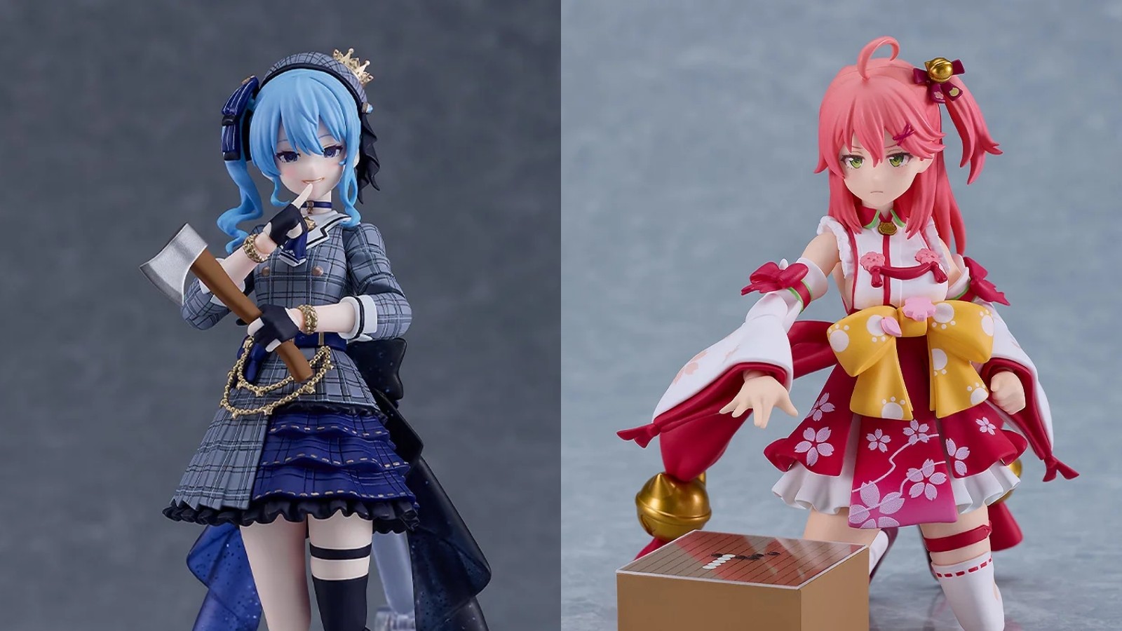 hololive好微笑figma星街彗星、櫻巫女一起開賣，特典墨鏡35P與眨眼彗醬