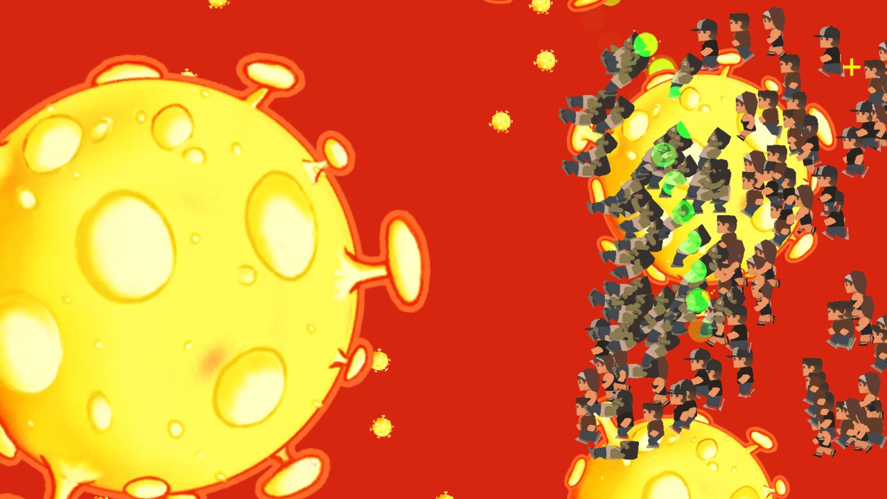 時事惡搞新作《Coronavirus Attack》登上Steam，化身病毒阻止自私殭屍出國🦠 | 4Gamers