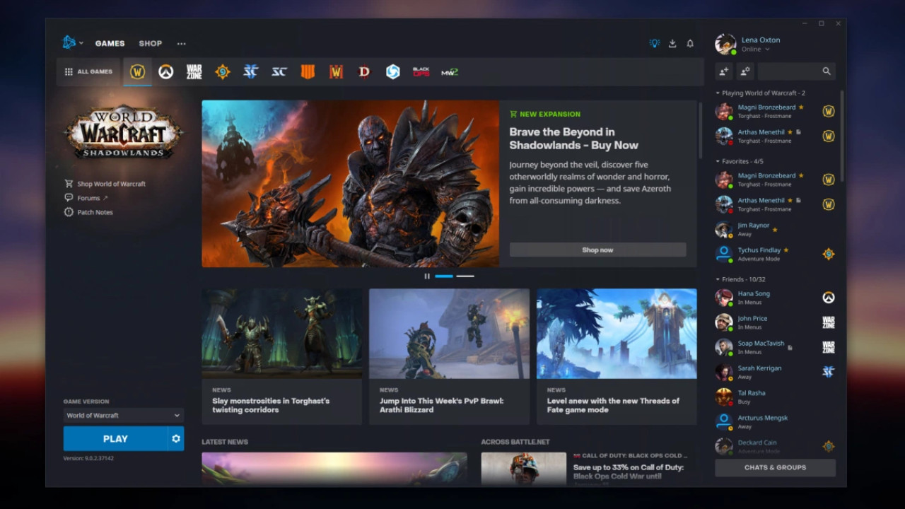 Blizzard updates Battle.net 2.0, the new launcher makes it easier to connect with friends | 4Gamers