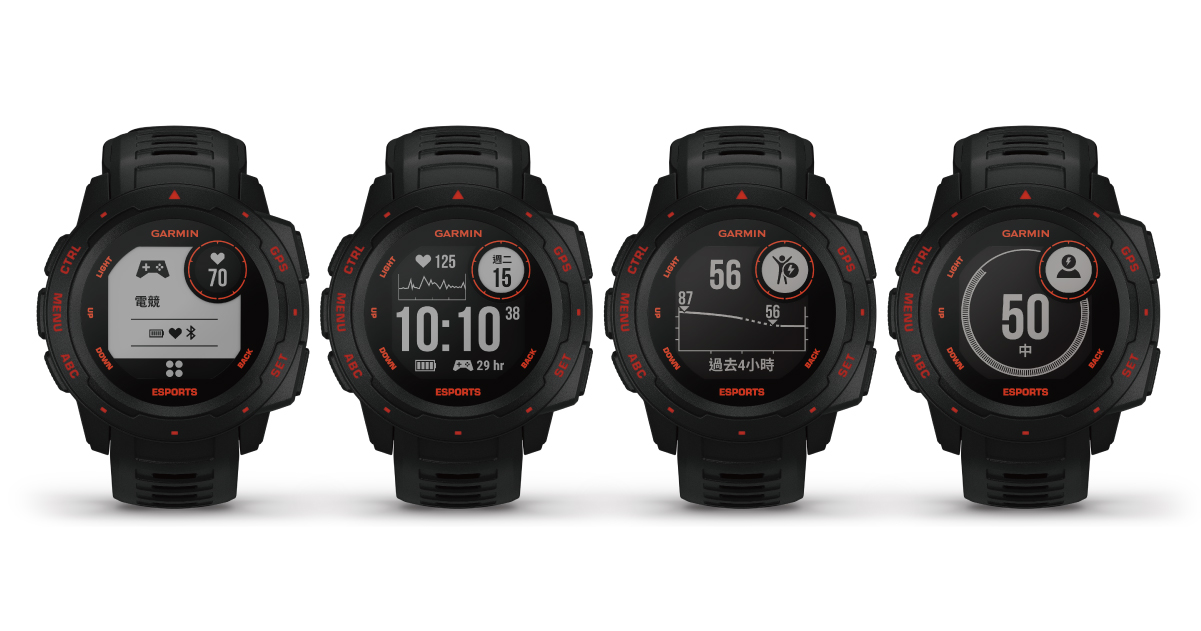 智慧穿戴領導品牌Garmin推出專為玩家打造的本我系列GPS智慧腕錶─「Instinct Esports電競潮流版」3月2日起在台限量販售