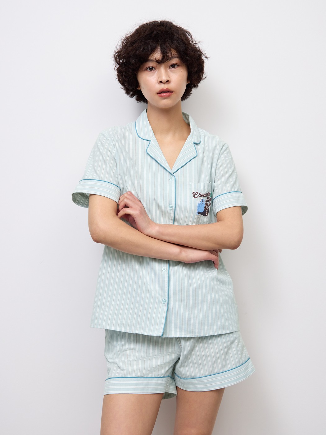 棉質家居服組(短袖)PUPPETSUNSUN3_原價$890_359904_60