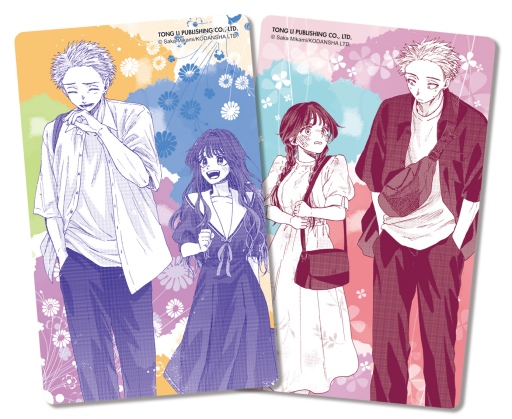 圖21. 《薰香花朵凜然綻放》小透卡2入組（B款）｜誠品書店西門「薰香花朵凜然綻放三香見SAKA複製原畫展」