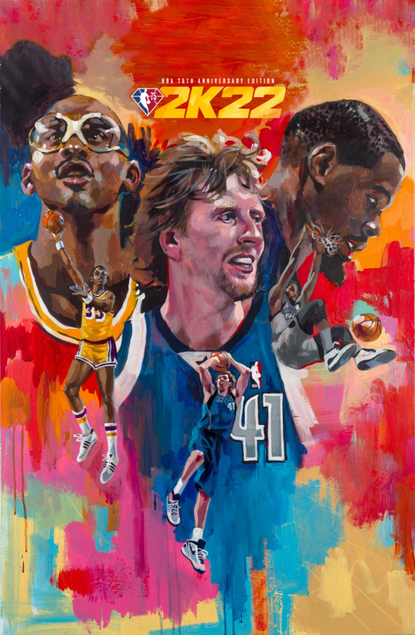 NBA2K22 - 75th Anniversary Edition - Cover Key Art