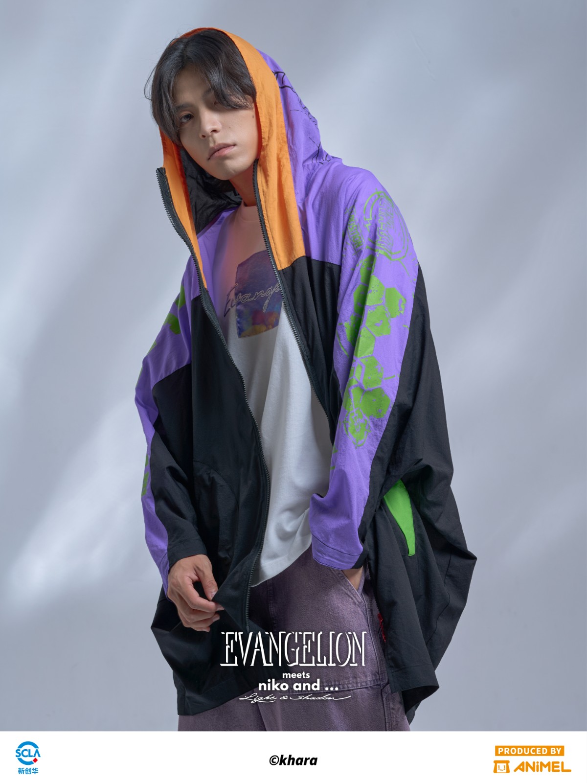 新世紀福音戰士聯名風衣外套-三色 2,990元_01