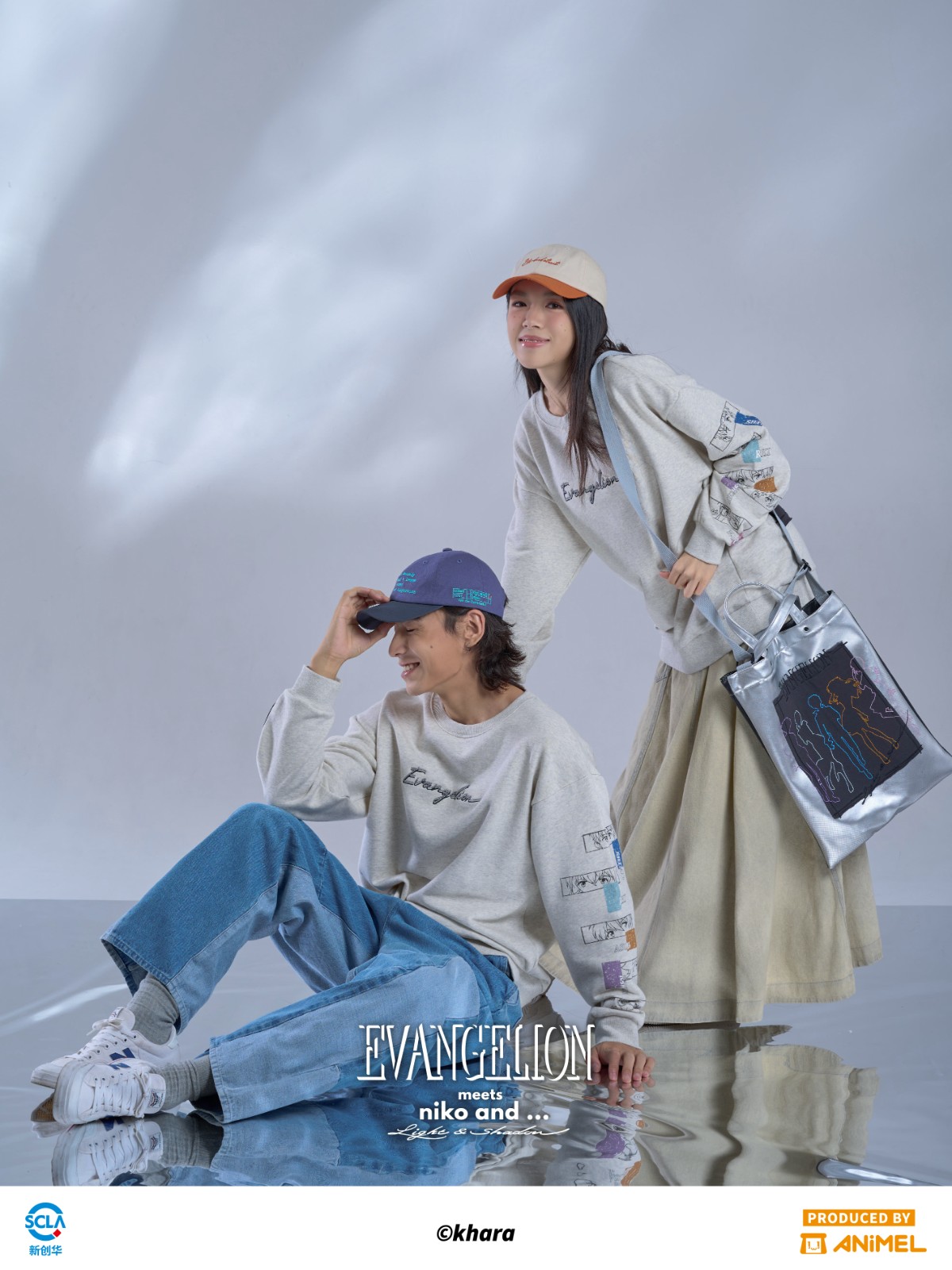 新世紀福音戰士聯名大學T長袖上衣-一色 2,290元_02