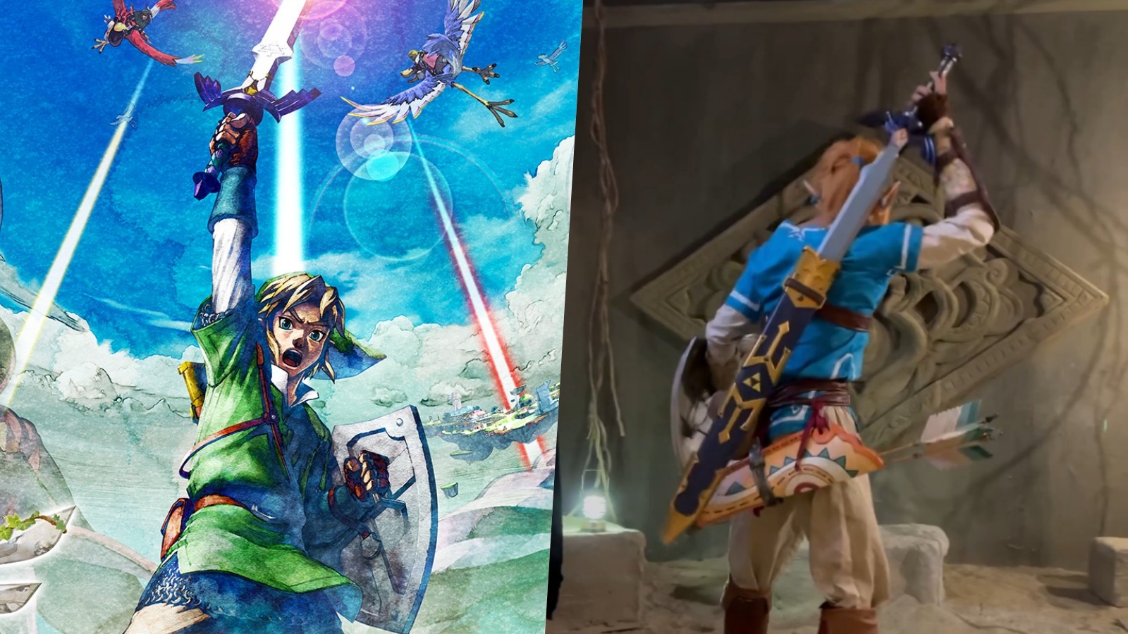 “The Legend of Zelda” Cosplayer Link tripped while drawing his sword, prompting 3D animator to apologize