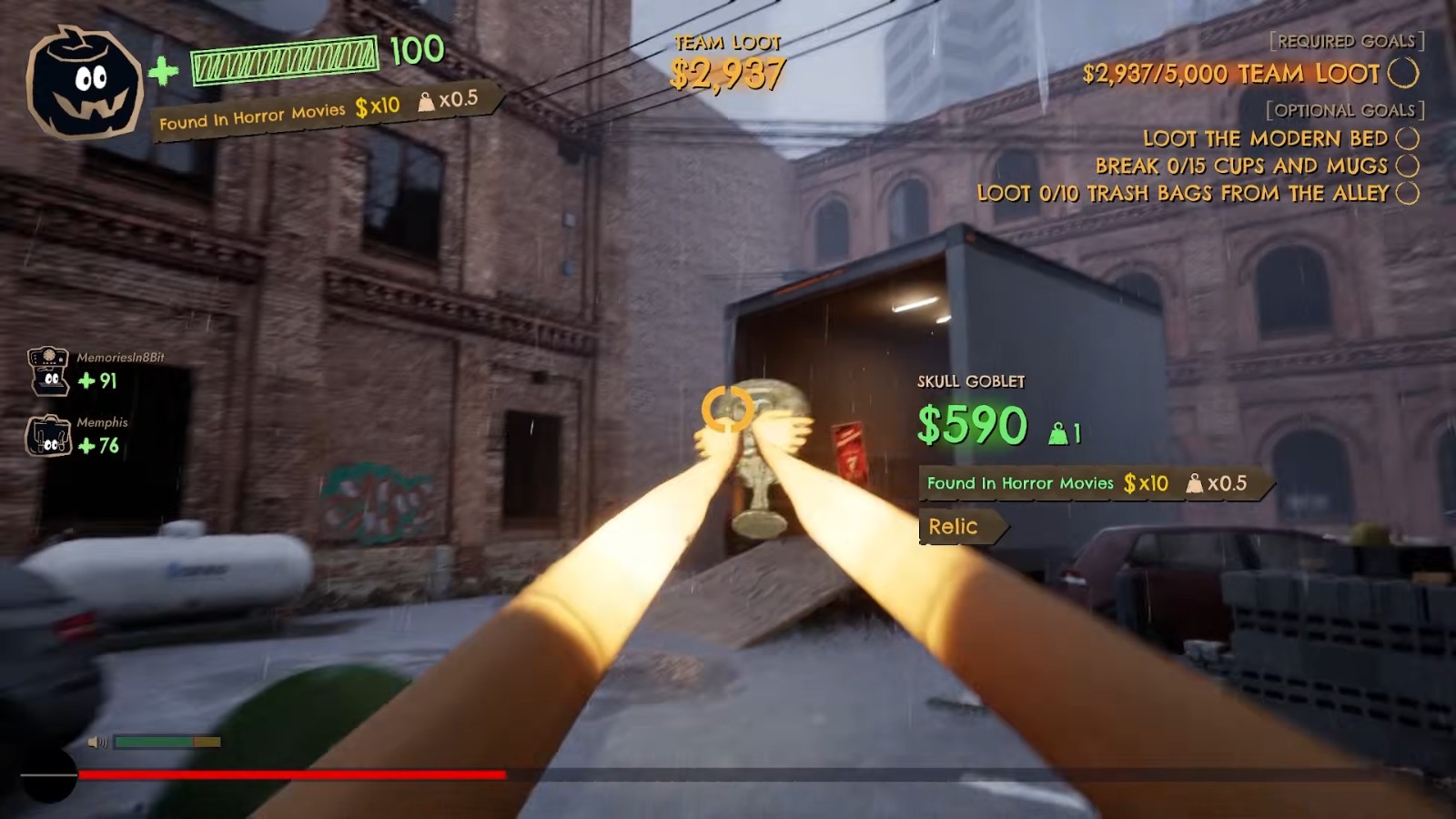 Friendslop heisting Indie game Burgle Supply Company, Release Date Announcement Trailer! 0-4 screenshot