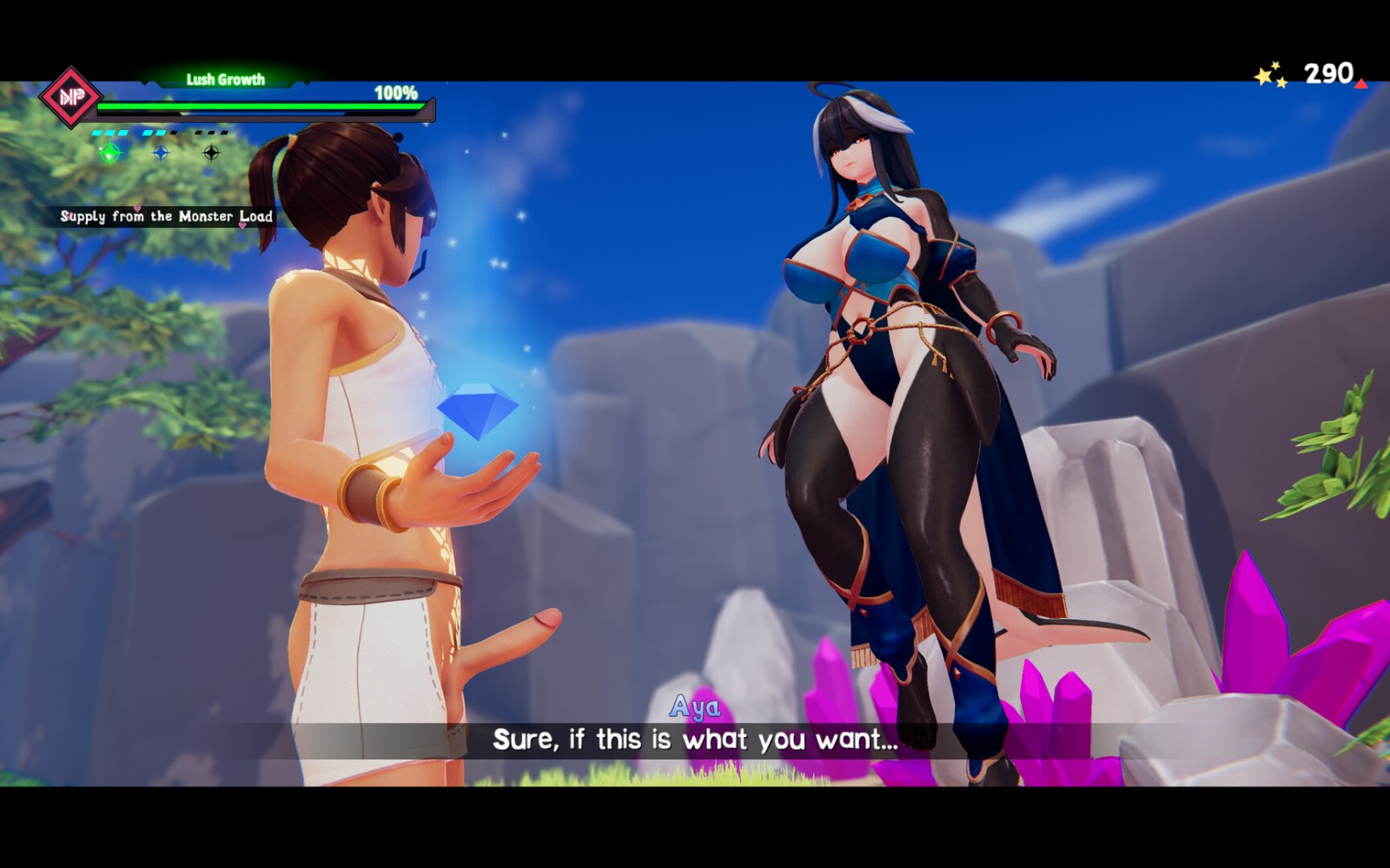 《魔物領主：藍寶石》3D魔物娘動作冒險遊戲登Steam