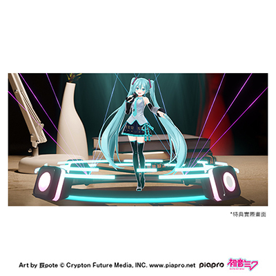 圖 4) Sony LinkBuds Fit和初音未來合作版內容物_數位Figure「HoloModels」