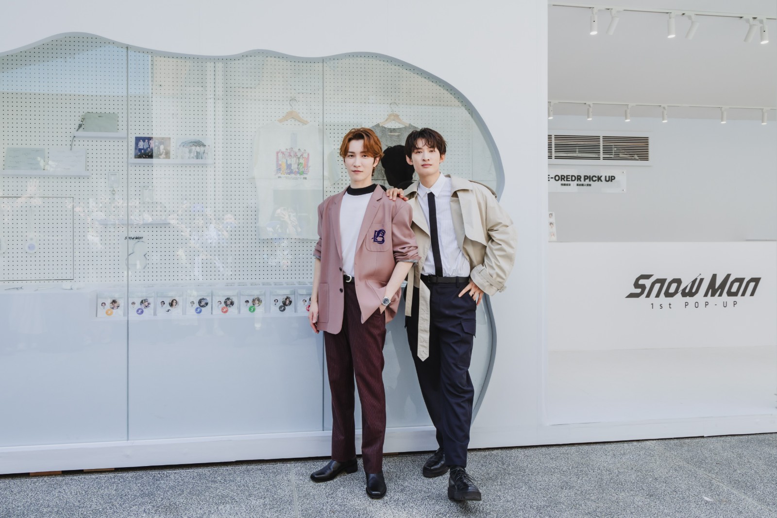 Snow Man台北快閃店 渡邊翔太(左) 向井康二(右) 03