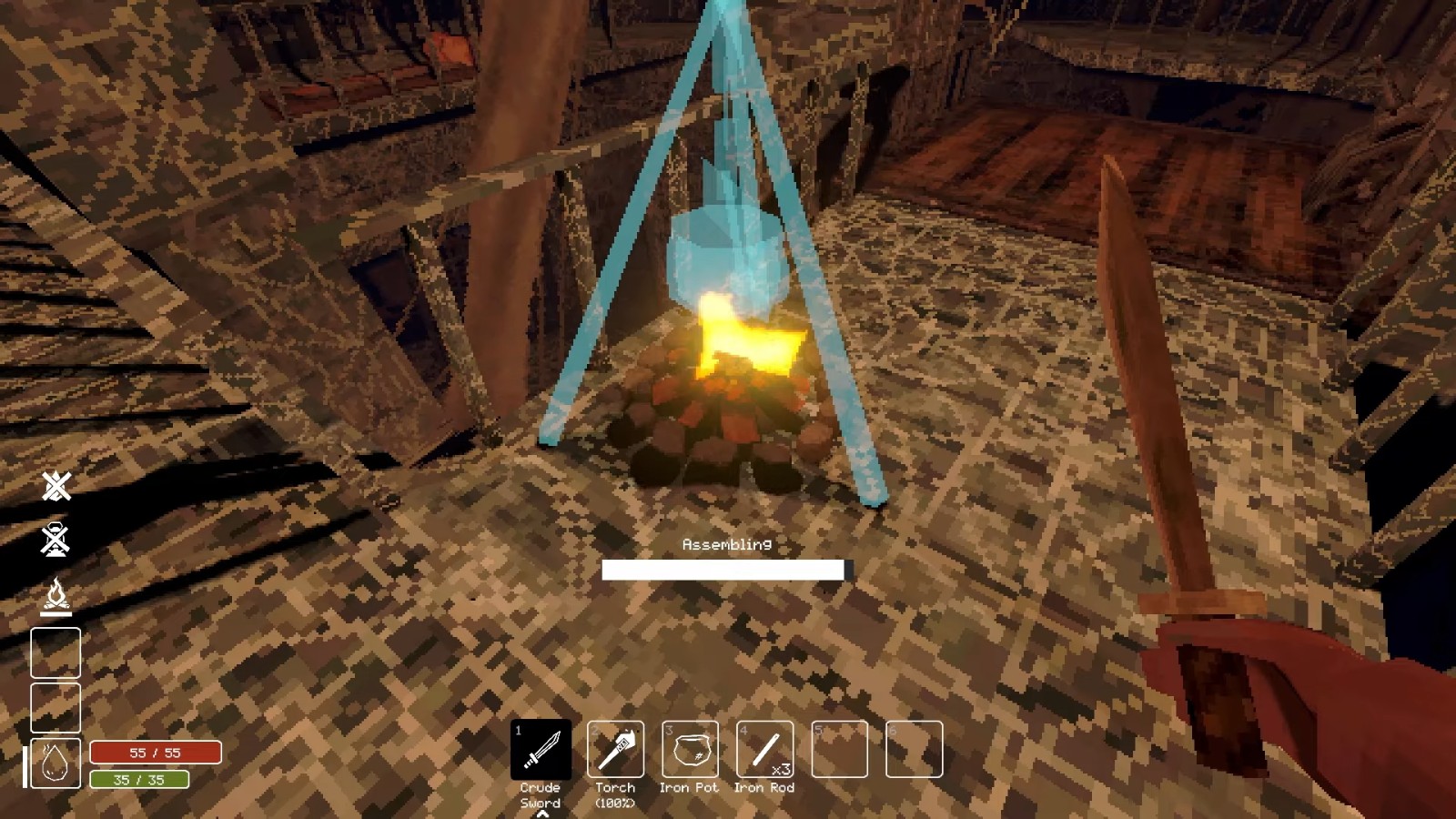 VS--YouTube-DeepDishDungeonCampCook-0’05”