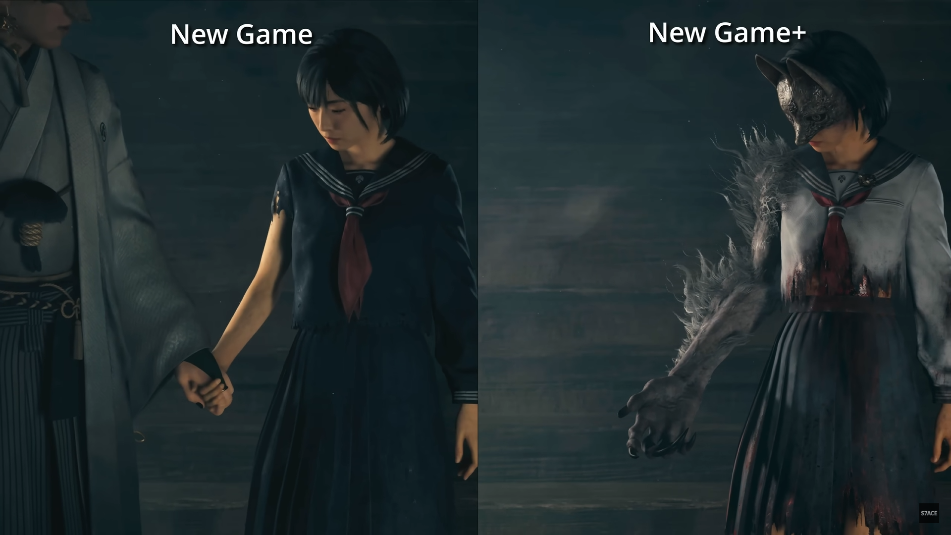 Silent-Hill-f-compliation-changes-of-Cutscenes-Newgame+13
