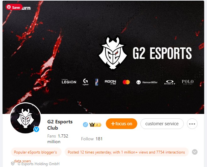 G2 in weibo website