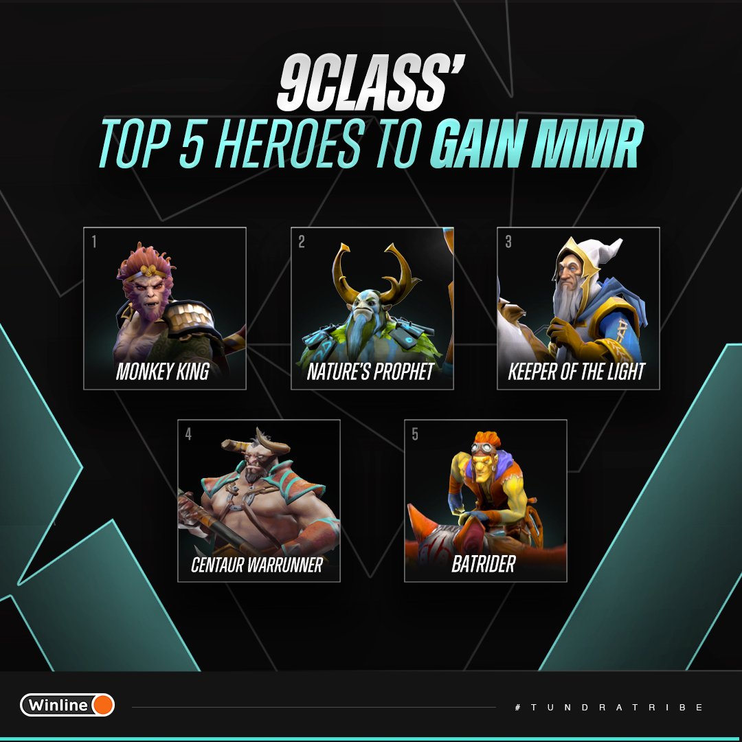 9class - top5 hero ranking -