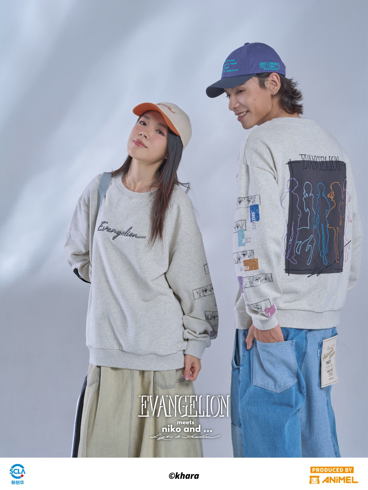 新世紀福音戰士聯名大學T長袖上衣-一色2,290元_01