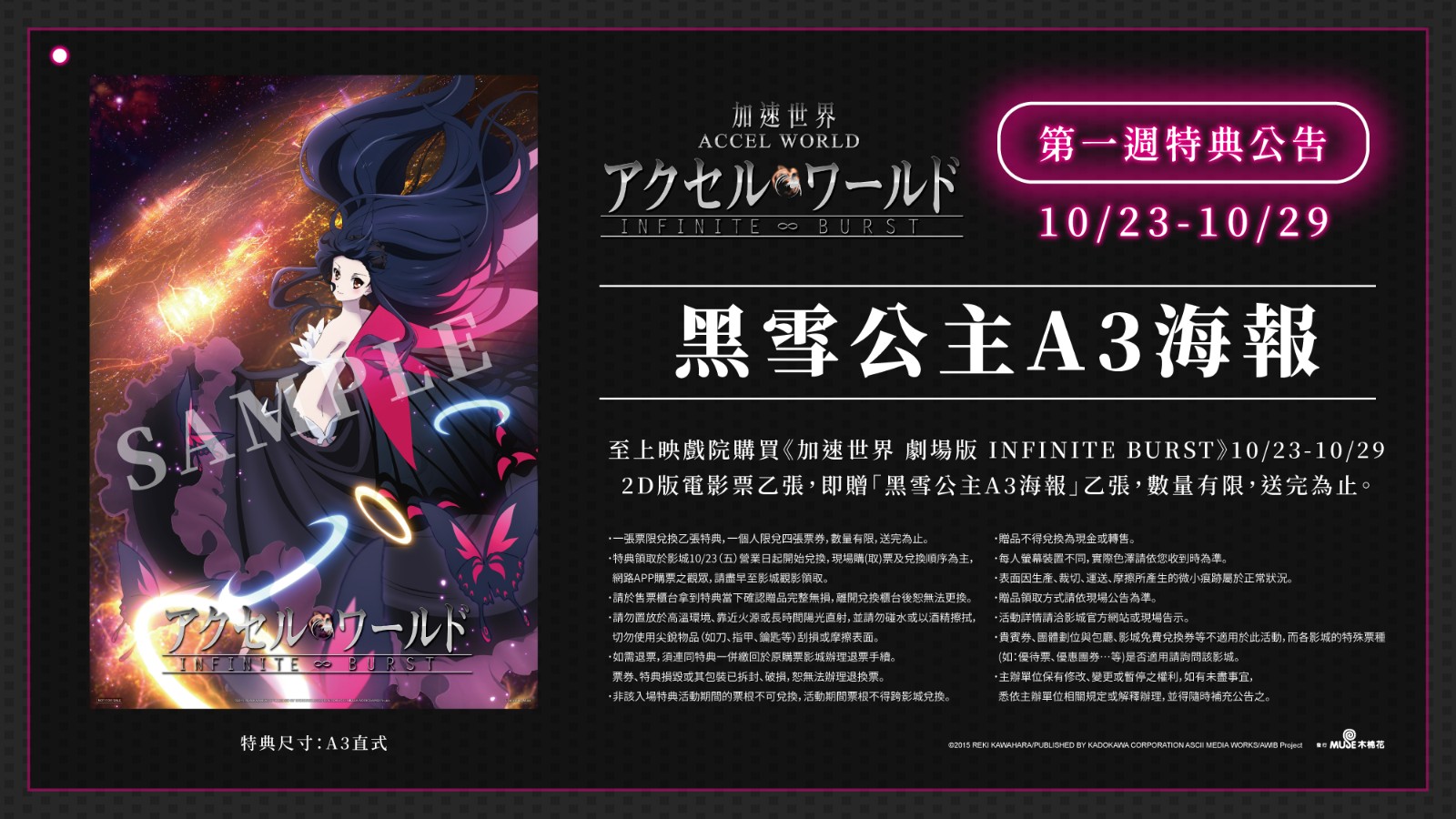 加速世界 劇場版 特典公告
