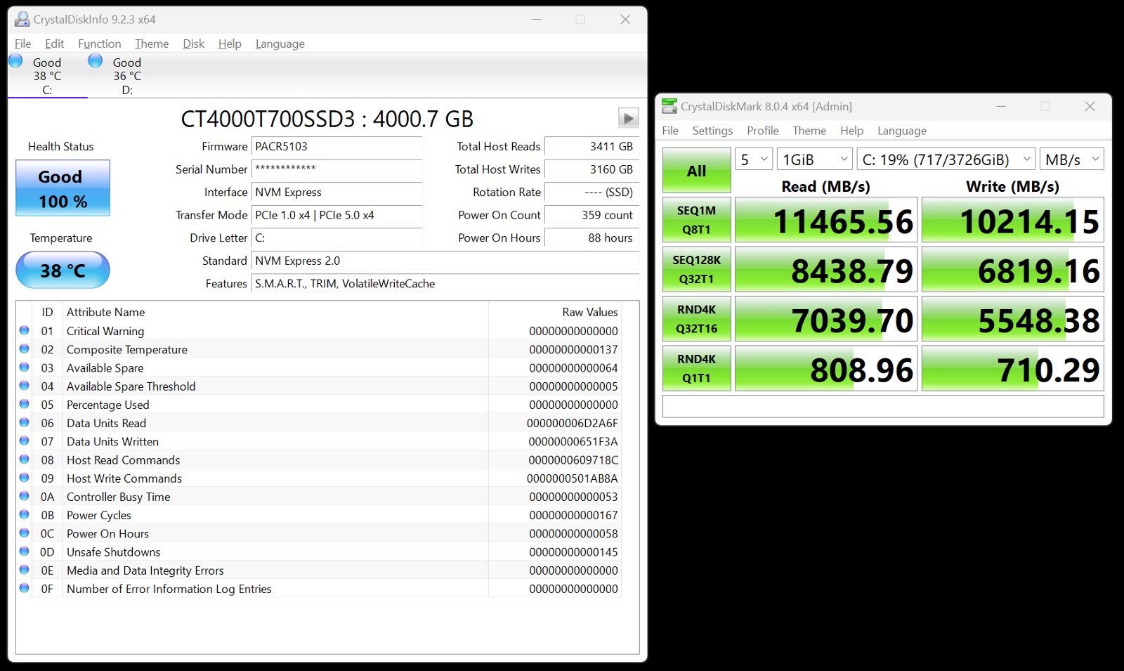 The channel was downgraded to PCIe 1.0, the system crashed, and the AMD X670E chipset experienced a PCIe 5.0 M.2 SSD support exception.