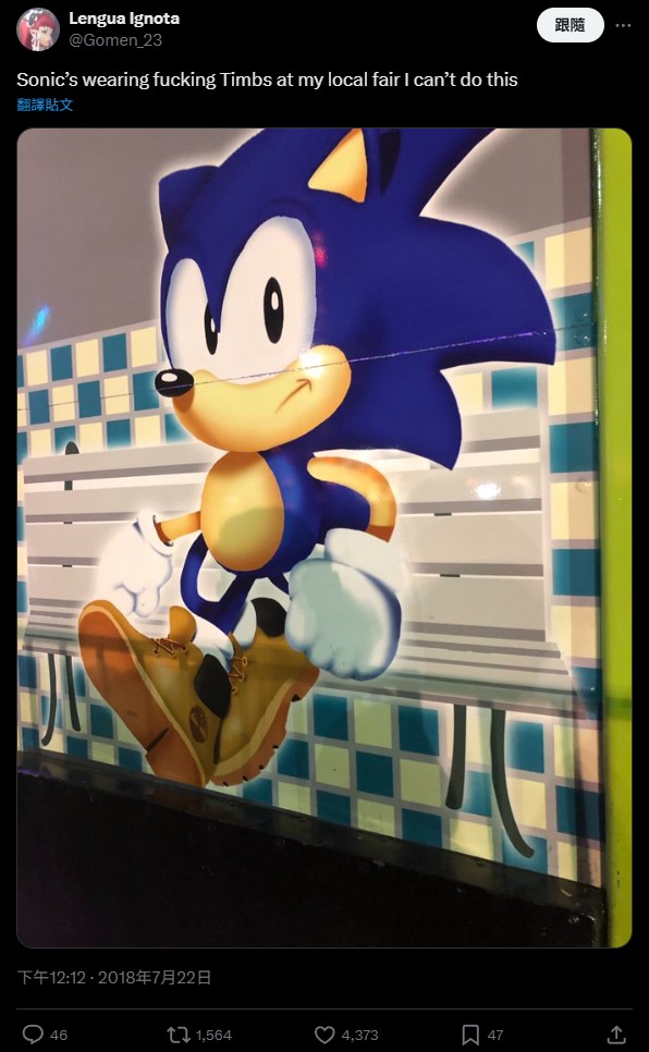 FireShot Capture 111 - (1) X 上的 Lengua Ignota:「Sonic’s wearing fucking Timbs at my local fai_ - x.com