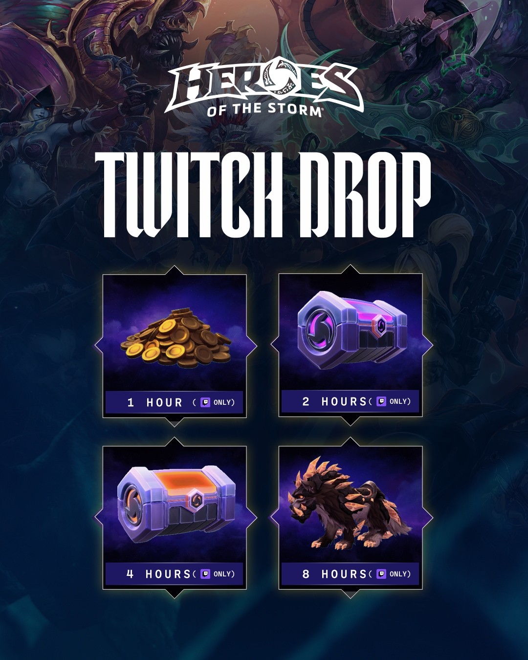 Twitch掉寶獎勵同步登場! 觀看直播可獲戰利品及奪命史詩級混沌戰狼