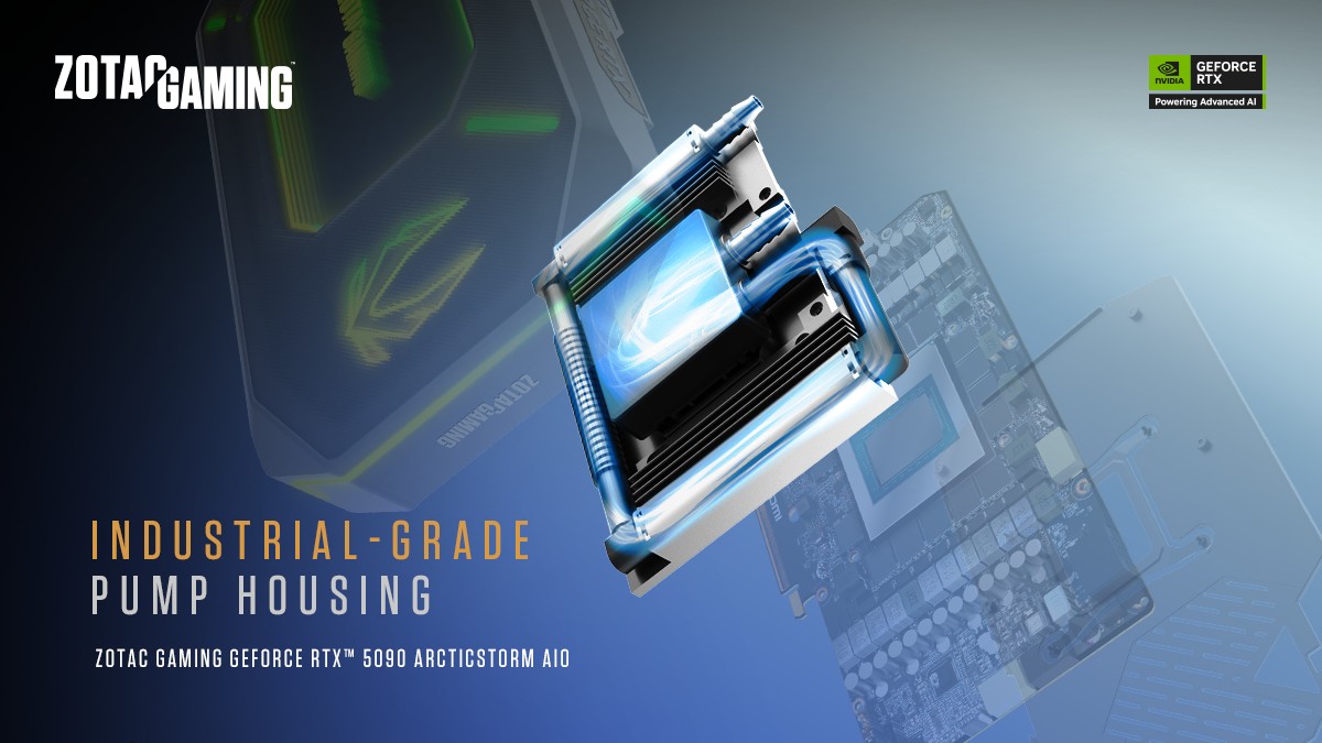 GeForce RTX 5090ARCTICSTORM AIO_Industrial-Grade Pump Housing - Feature Focus Banners_1200x675_2333677462