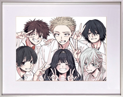 圖9. 三香見SAKA親簽複製原畫C款｜誠品書店西門「薰香花朵凜然綻放三香見SAKA複製原畫展」