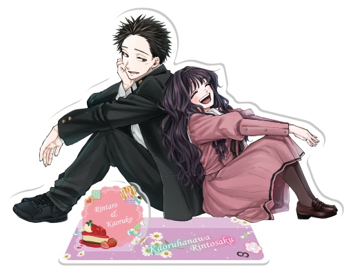 圖23. 《薰香花朵凜然綻放》雙人壓克力立牌｜誠品書店西門「薰香花朵凜然綻放三香見SAKA複製原畫展」