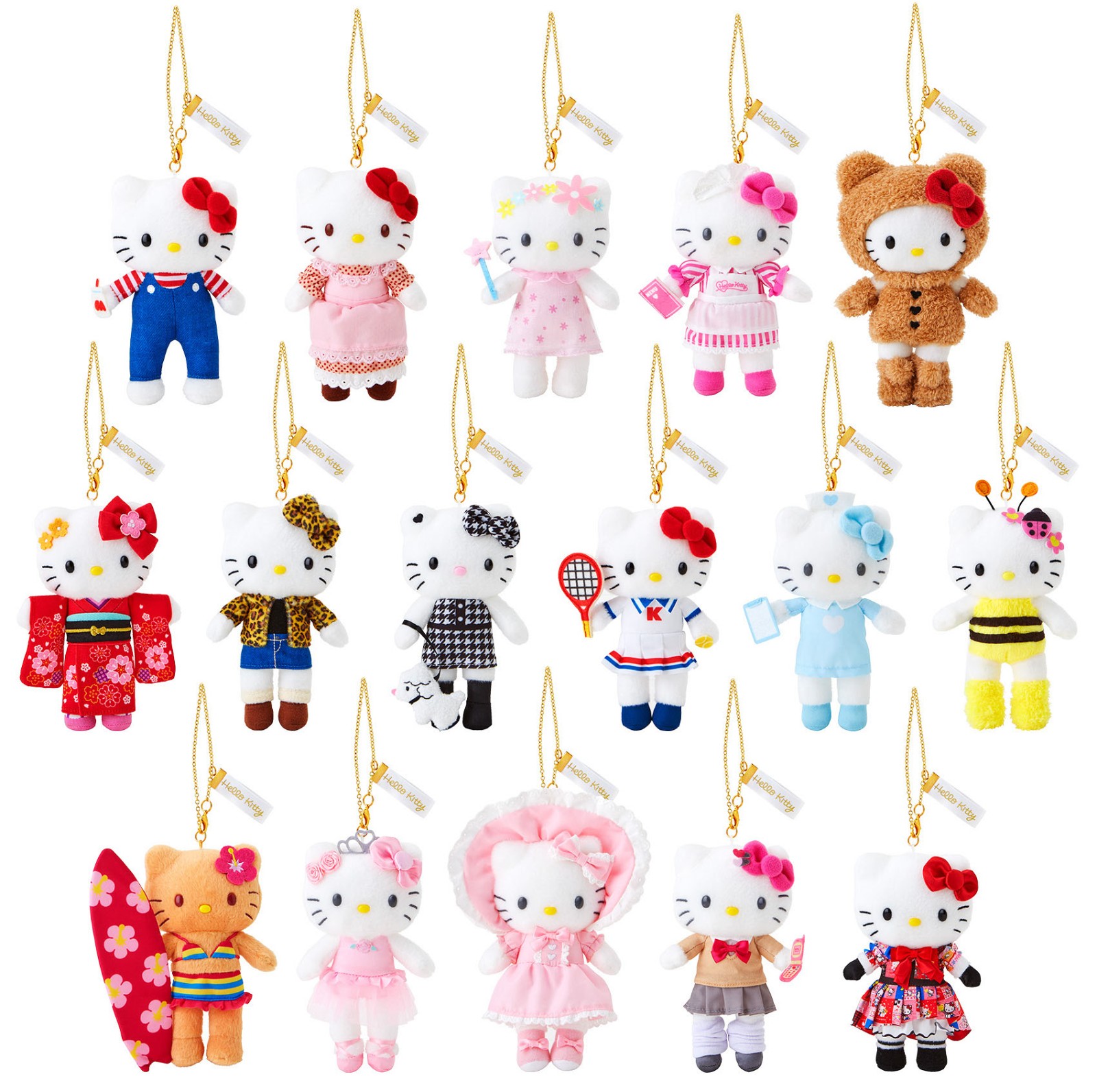 商品03-Hello Kitty展-造型玩偶吊鍊(會場限定)