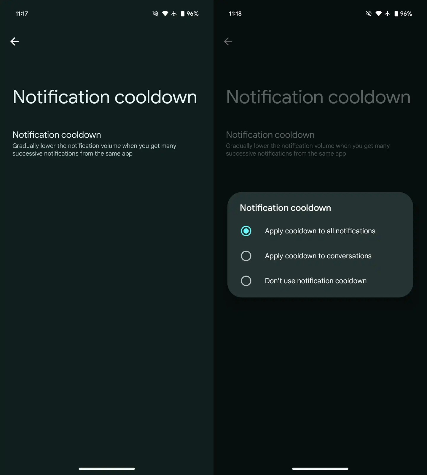 Notification-Cooldown