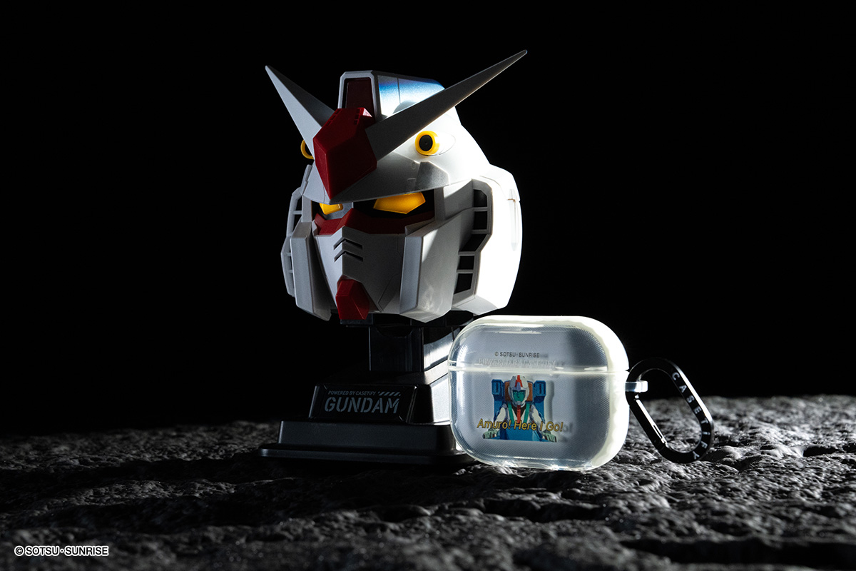 圖2. 機動戰士鋼彈 x CASETiFY 本次特別推出獨家珍藏版「RX-78-2 鋼彈立體耳機保護殼 」