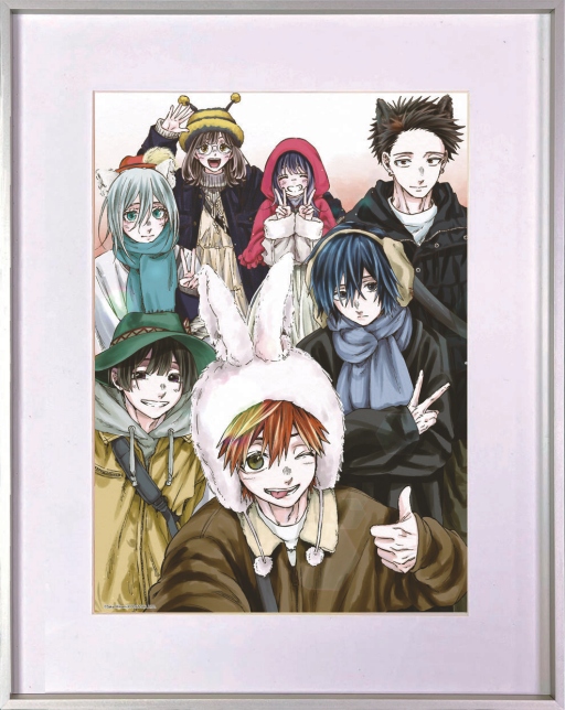 圖15. 三香見SAKA親簽複製原畫I款｜誠品書店西門「薰香花朵凜然綻放三香見SAKA複製原畫展」