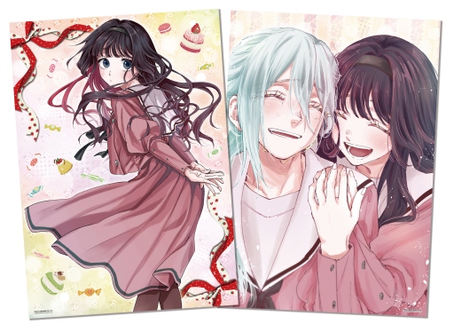 圖19. 《薰香花朵凜然綻放》香氛海報2入組（B款）｜誠品書店西門「薰香花朵凜然綻放三香見SAKA複製原畫展」