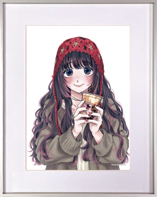 圖7. 三香見SAKA親簽複製原畫A款｜誠品書店西門「薰香花朵凜然綻放三香見SAKA複製原畫展」