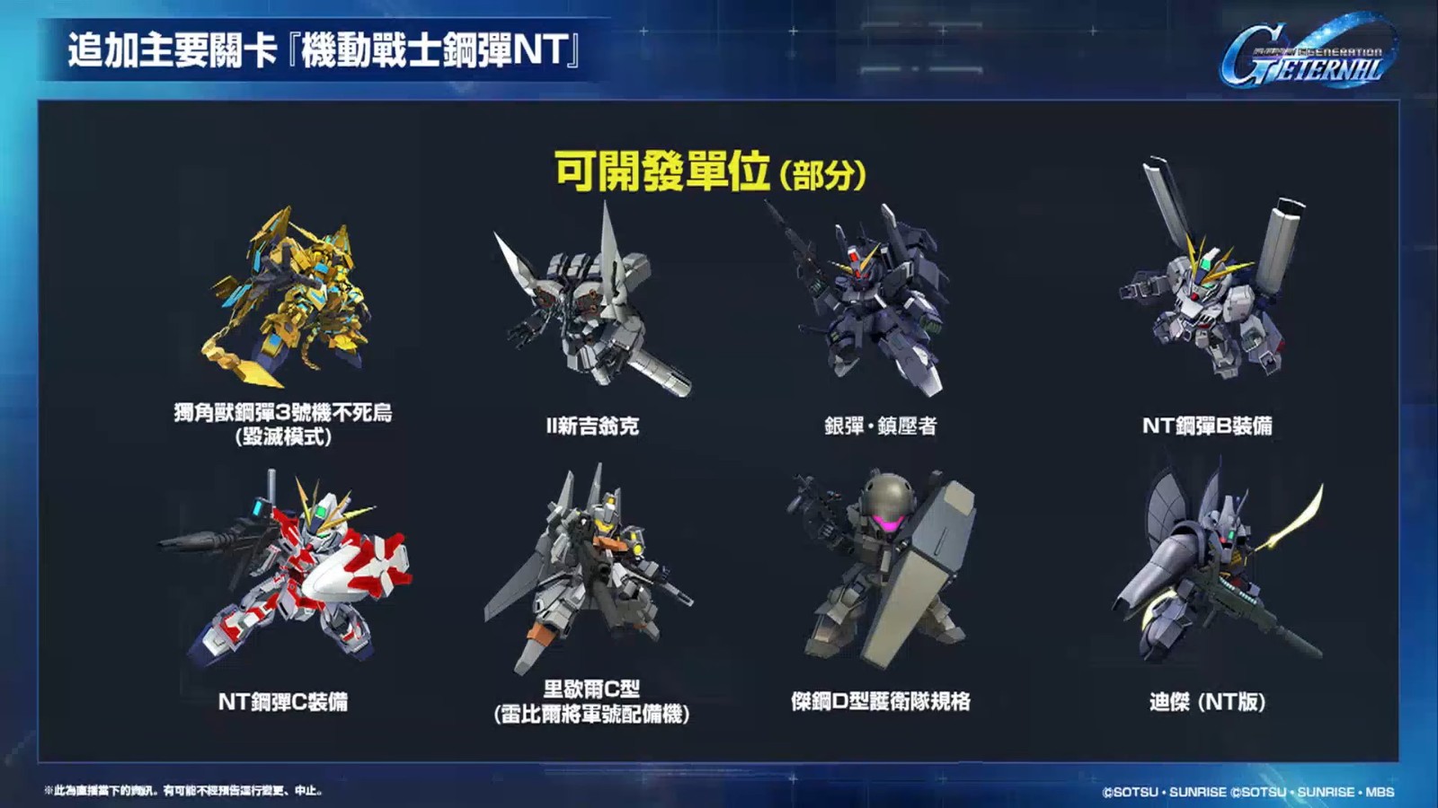 【G世代永恆】更新計畫直播 9-42 screenshot