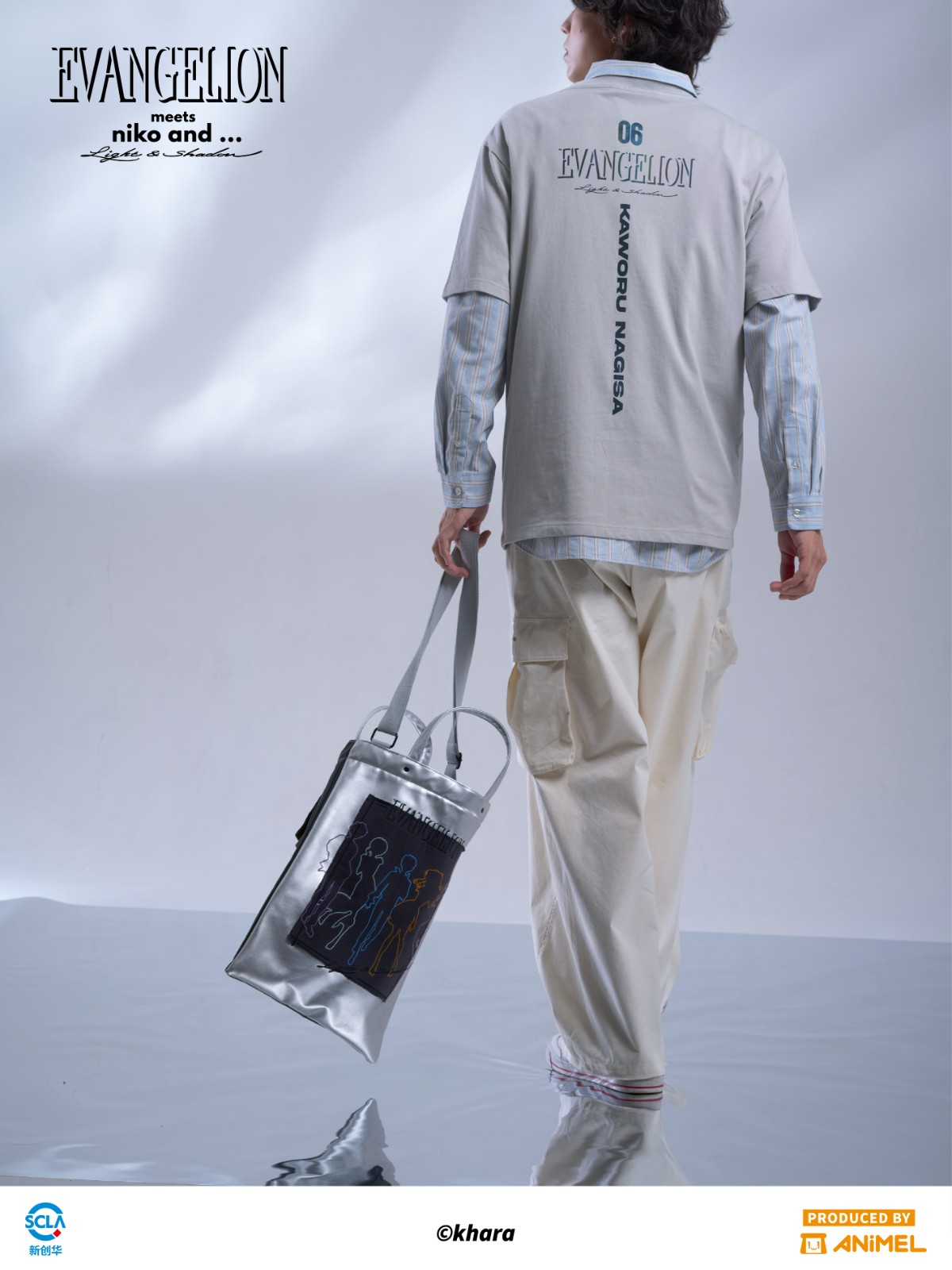 新世紀福音戰士聯名手提肩背包-一色 1,690元