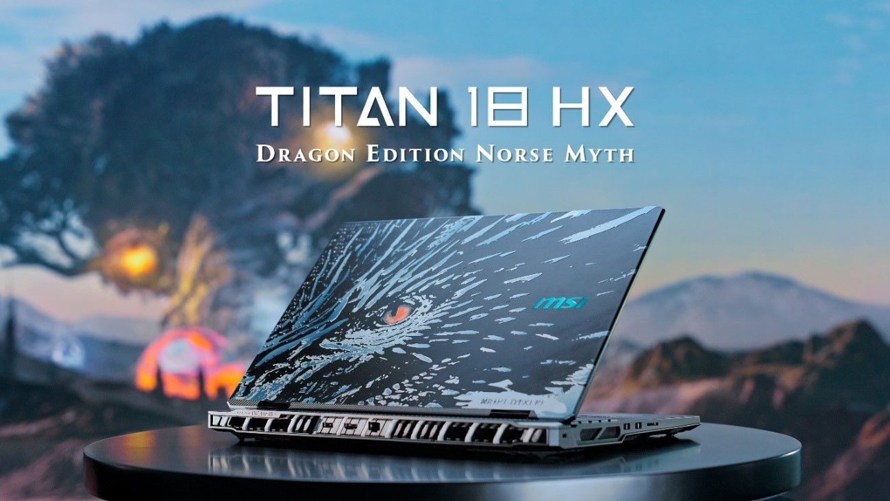 04_全新MSI Titan 18 HX北歐神話龍魂典藏限定版，傳奇性能與極致工藝制霸遊戲戰場