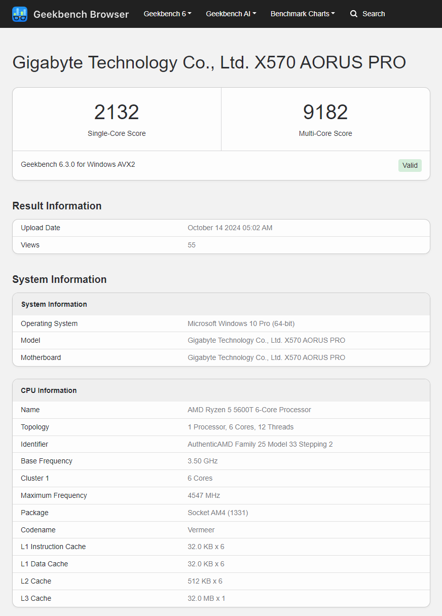 Ryzen-5600T-Geekbench