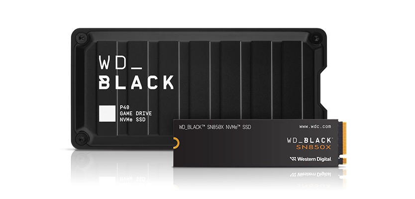 【圖片三】全新的 WD_BLACK SN850X NVMe SSD 和 WD_BLACK P40 Game Drive SSD 專為進階遊戲體驗量身打造，提供玩家更多升級電腦與遊戲主機的選項