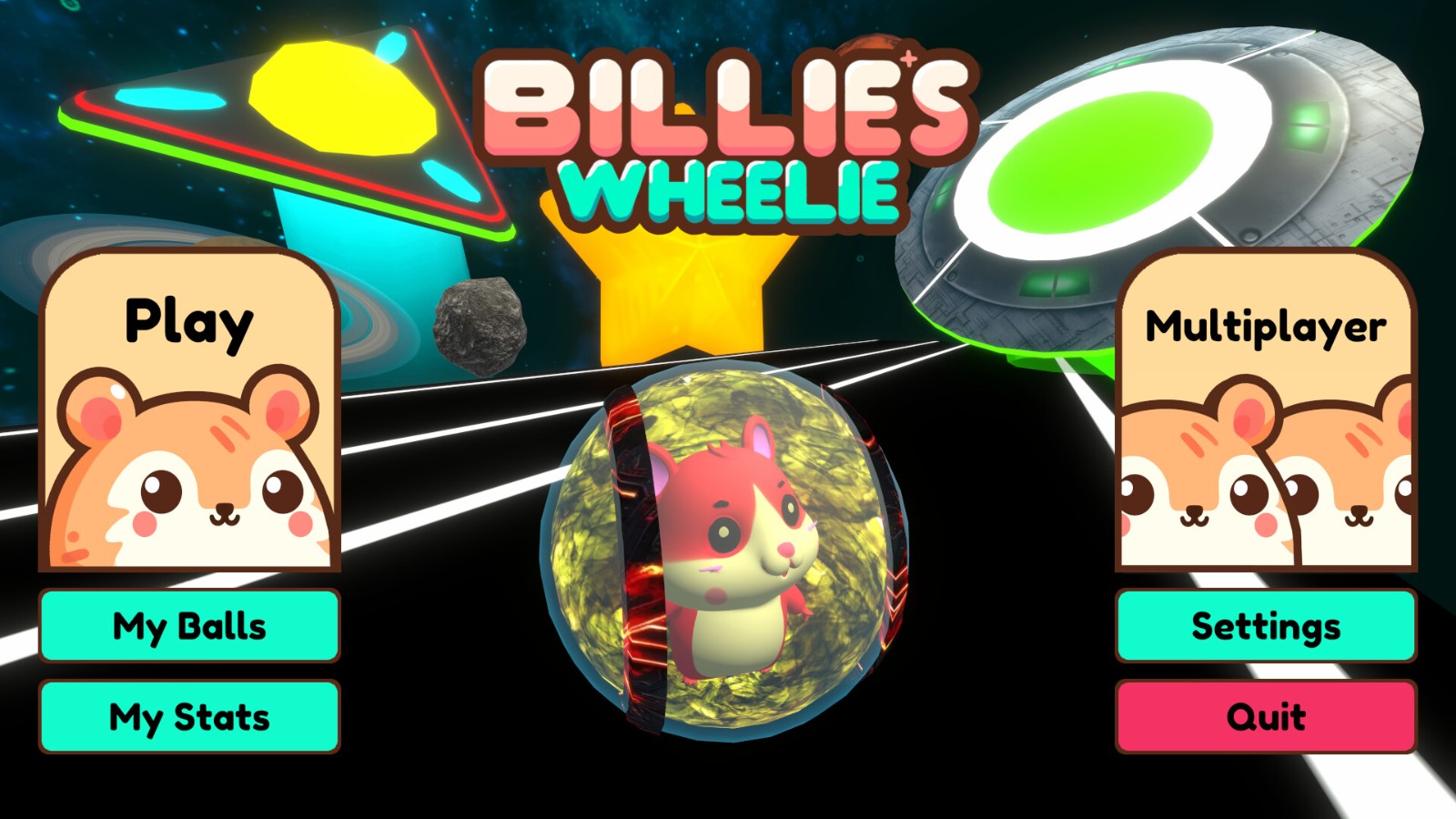 Steam限免：《 BILLIE'S WHEELIE》倉鼠滾球大亂鬥限時免費