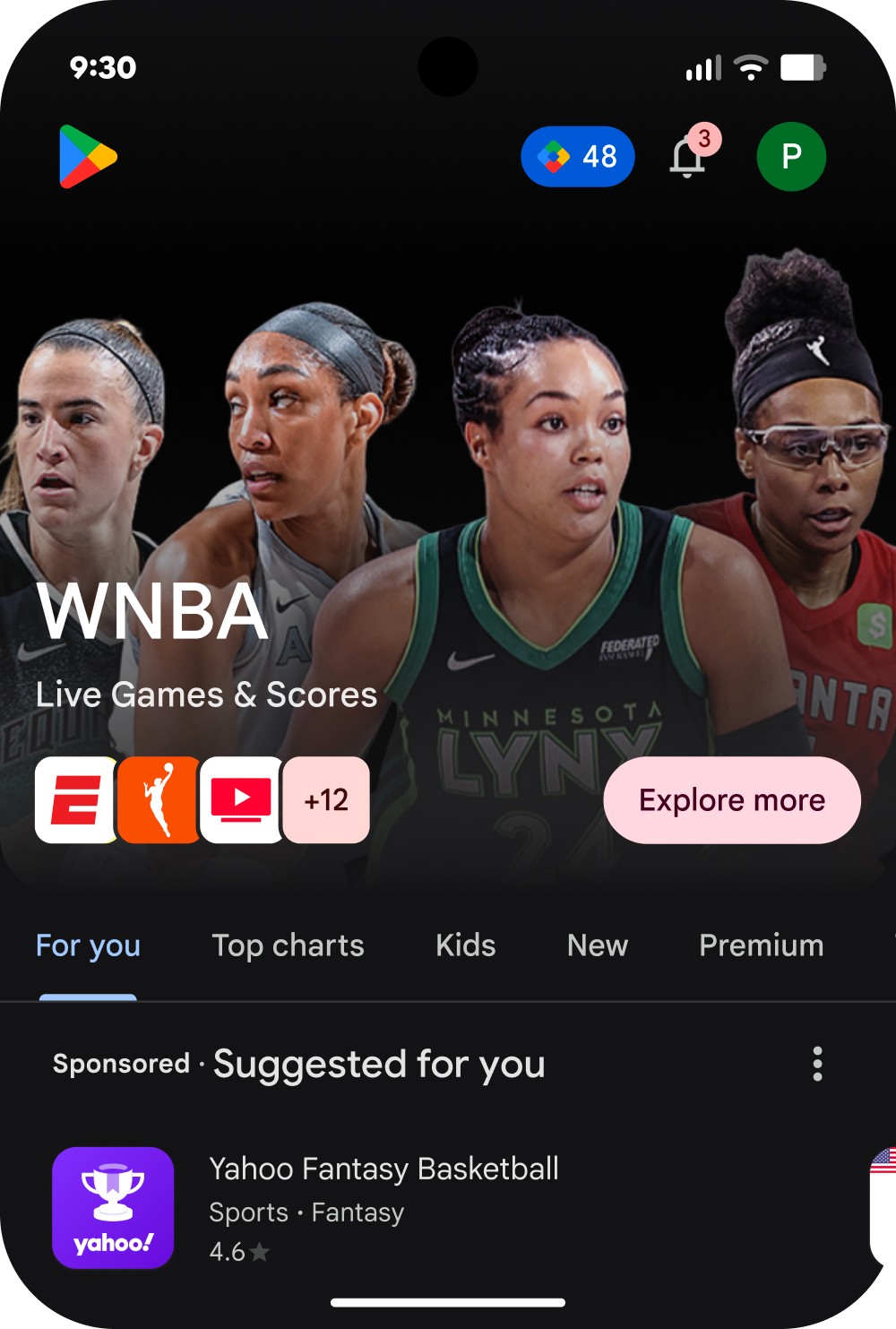 「應用程式」分頁推出全新專門為娛樂跟季節性活動所設計的主題內容