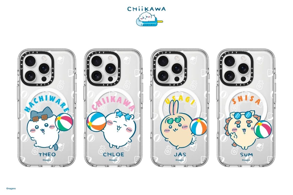 圖4. 吉伊卡哇 x CASETiFY 聯名系列不只帶來夏日感滿滿的手機殼印花設計,也提供多種客製化選項打造專屬於你的夏日手機造型