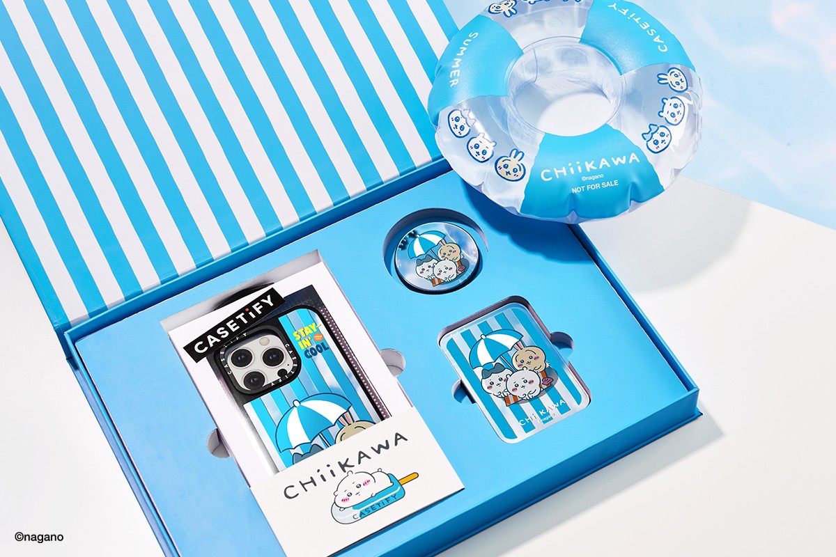 CASETiFY 更推出 CASETiFY 台灣官方網站限定的吉伊卡哇珍藏版禮盒,提供粉絲們三款分別為吉伊卡哇夏日精裝禮盒、吉伊卡哇涼爽精裝禮盒、吉伊卡哇陽光精裝禮盒 (1)