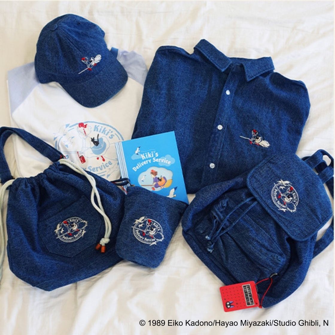 2.新品韓國原創魔女宅急便牛仔布系列商品1月上市，牛仔布簡約好搭，每種商品都讓人心動不已。