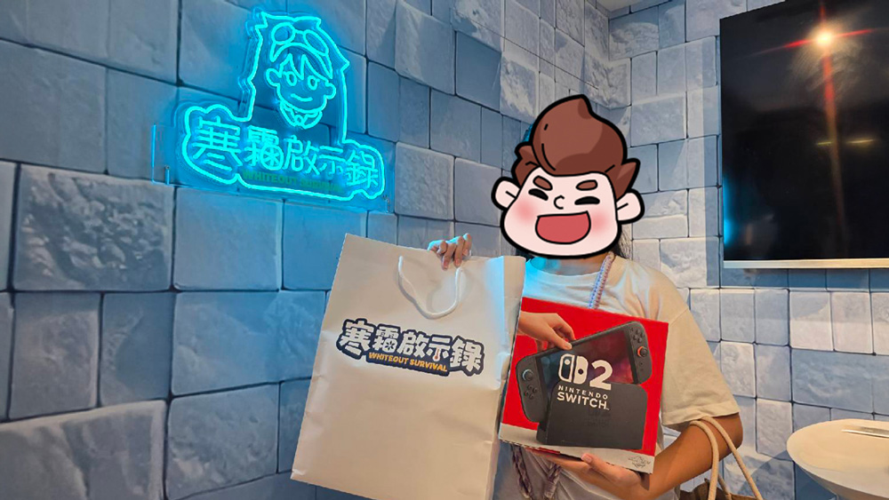 陪弟弟二次挑戰「鐵拳訓練營」，沒破紀錄但抽走遊戲主機的姊姊