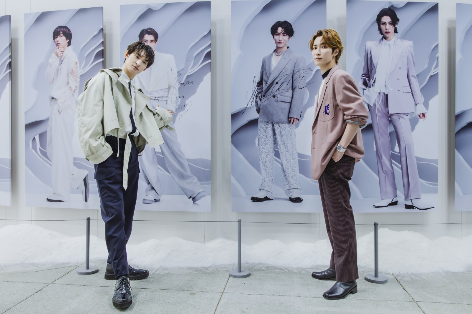 Snow Man台北快閃店 向井康二(左) 渡邊翔太(右) 02